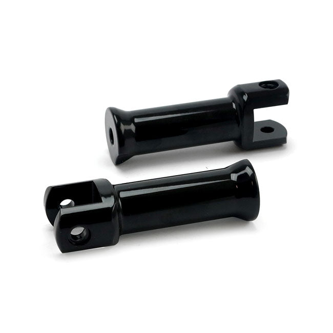 MCS Footpegs Brackets 18-21 Softail (excl. 19-20 FXDRS) / Black Passenger Footpeg Mounts for Harley Customhoj