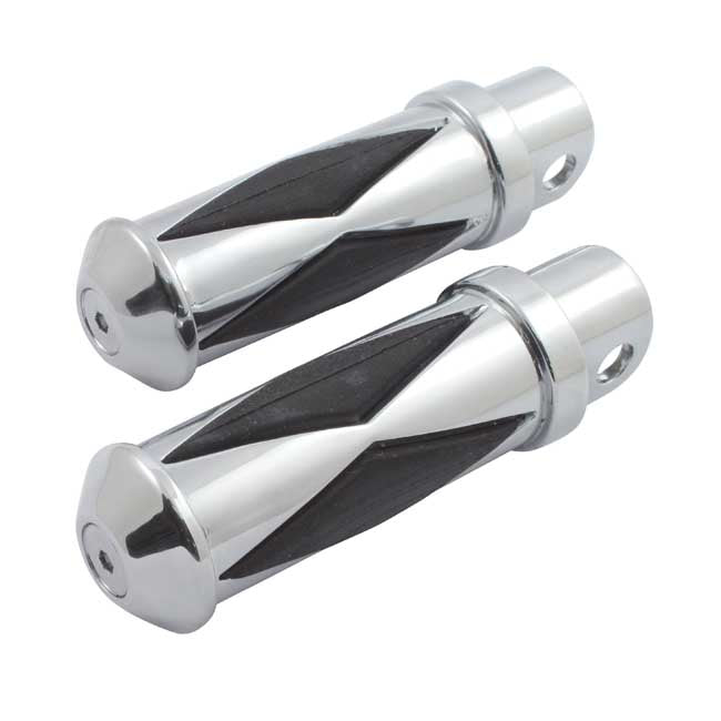 MCS Shift/Brake Peg Most H-D with 5/16-24 threads / Chrome Diamond Shift/Brake Peg for Harley Customhoj