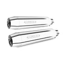 Miller Independence Euro 4 Slip-On Mufflers for Harley 18-20 Softail Breakout (107/114" engine) / Polished / Tapered Polished  - Customhoj