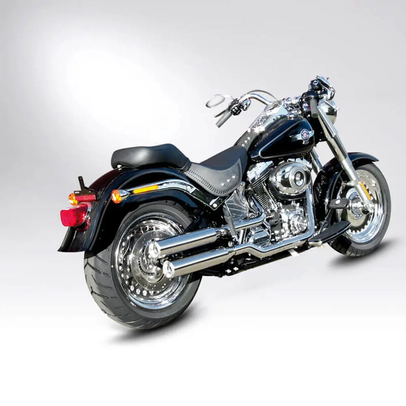 Miller Montana Euro 3/4 Slip-On Mufflers for Harley  - Customhoj