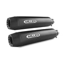 Miller Mustang Euro 3 Exhaust System for Kawasaki 06-16 VN 900 / Classic / Matte Black / Tapered Matte Black  - Customhoj