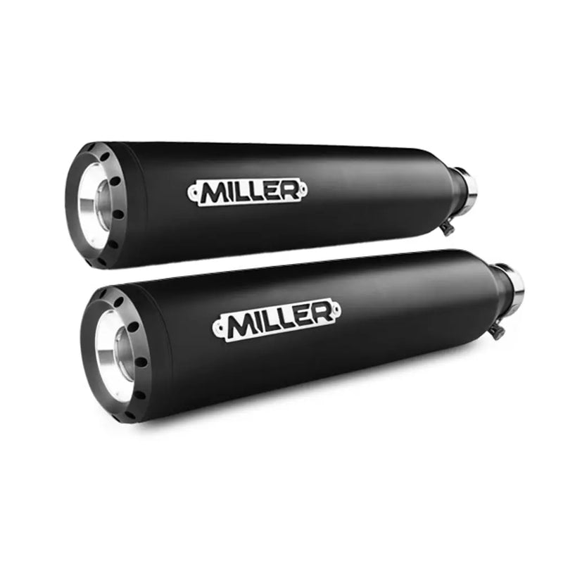 Miller Nexus Euro 2 Exhaust System for Suzuki 04-05 M 1600 Intruder / VZ 1600 Marauder / Matte Black / Straight Matte Black  - Customhoj