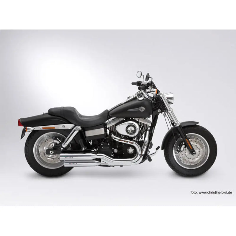 Miller Utah Euro 3/4 Slip-On Mufflers for Harley  - Customhoj