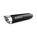 Miller Yukon Euro 5+ Slip-On Muffler for Indian 24-25 Scout 1250cc (excl. Scout Sixty) / Matte Black / Slash Cut Polished  - Customhoj