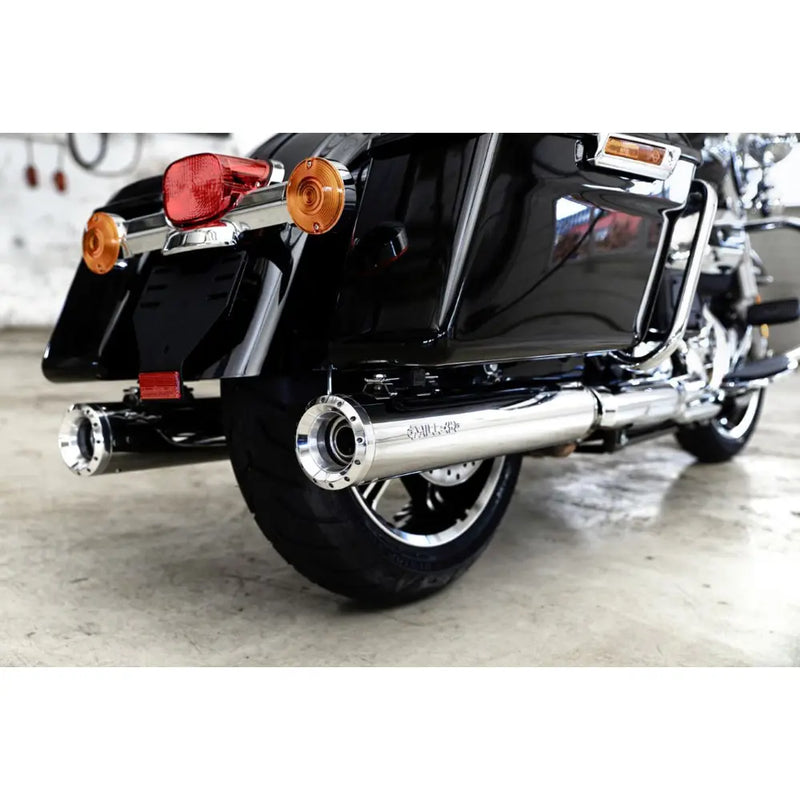 Miller Cleveland Euro 5 Slip-On Geluiddempers voor Harley