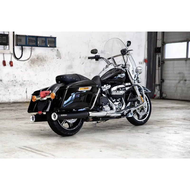 Miller Cleveland Euro 5 Slip-On Geluiddempers voor Harley