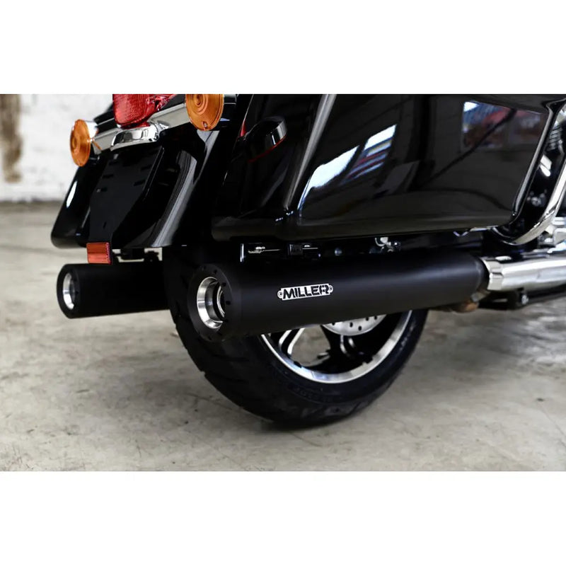 Miller Cleveland Euro 5 Slip-On Geluiddempers voor Harley