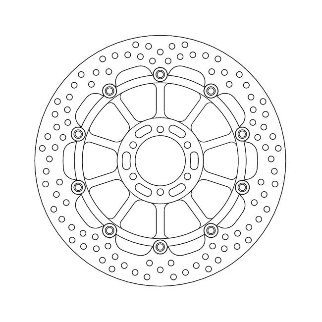 Moto-Master Brake Disc Ducati 748 Biposto 95-03 Moto-Master Halo Front Left Brake Disc for Ducati Customhoj