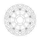 Moto-Master Brake Disc Ducati 749 02-07 Moto-Master Halo Front Right Brake Disc for Ducati Customhoj