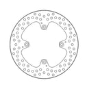Moto-Master Brake Disc Ducati Hypermotard 821 14-16 Moto-Master Halo Rear Brake Disc for Ducati Customhoj