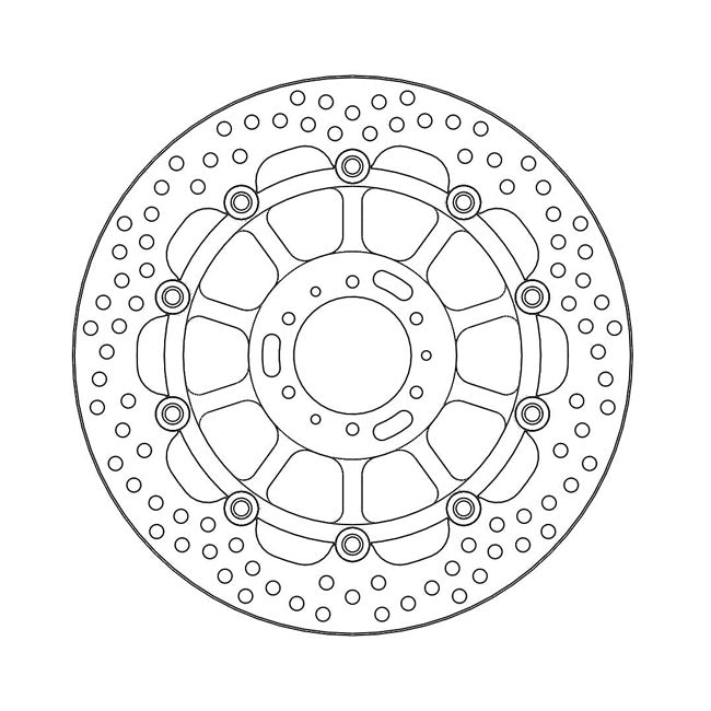 Moto-Master Brake Disc Honda CB 1100 EX (spoked wheels) 14-16 Moto-Master Halo Front Left Brake Disc for Honda Customhoj