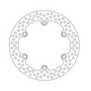 Moto-Master Brake Disc Honda CB 1100 RS (cast wheels) 2017 Moto-Master Halo Rear Brake Disc for Honda Customhoj