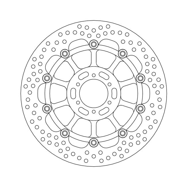 Moto-Master Brake Disc Honda CB 600 F / Hornet 98-06 Moto-Master Halo Front Right Brake Disc for Honda Customhoj