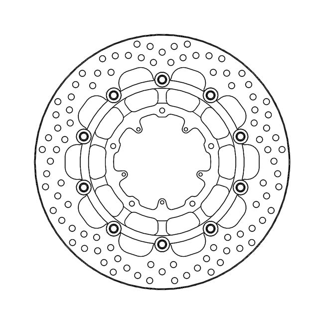 Moto-Master Brake Disc Honda CRF 1100 L Africa Twin Adventure Sports 20-22 Moto-Master Halo Front Left Brake Disc for Honda Customhoj