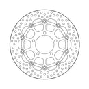 Moto-Master Brake Disc Kawasaki ER-6F 650 (ABS) 06-17 Moto-Master Halo Front Right Brake Disc for Kawasaki Customhoj