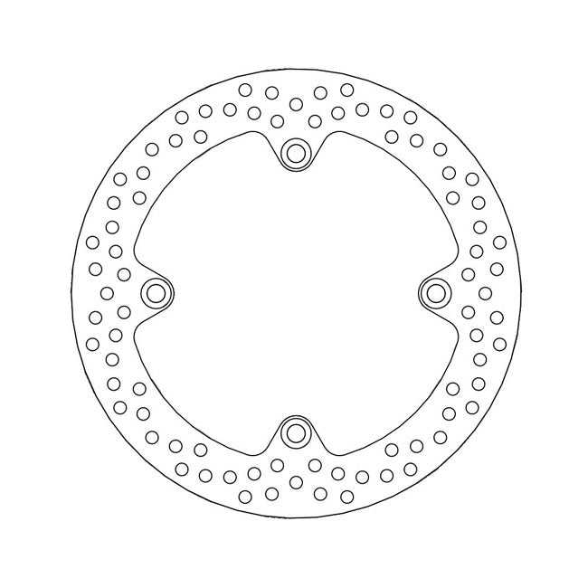 Moto-Master Brake Disc Kawasaki KLV 1000 04-07 Moto-Master Halo Rear Brake Disc for Kawasaki Customhoj