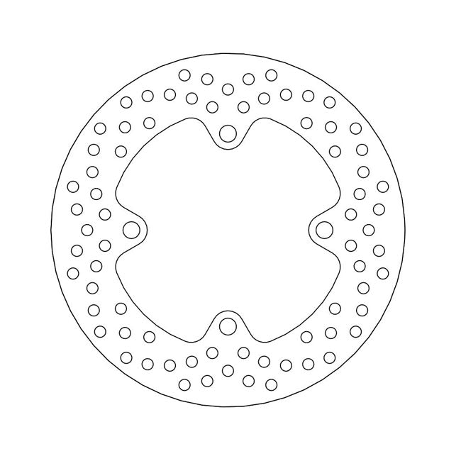 Moto-Master Brake Disc Kawasaki ZX-10R Ninja 1000 (ABS) 08-22 Moto-Master Halo Rear Brake Disc for Kawasaki Customhoj