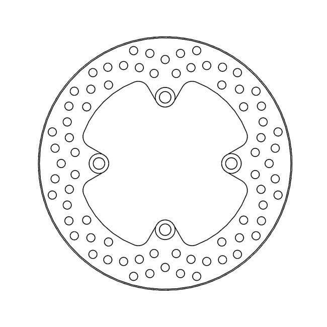 Moto-Master Brake Disc Kawasaki ZX-12R Ninja 1200 00-07 Moto-Master Halo Rear Brake Disc for Kawasaki Customhoj