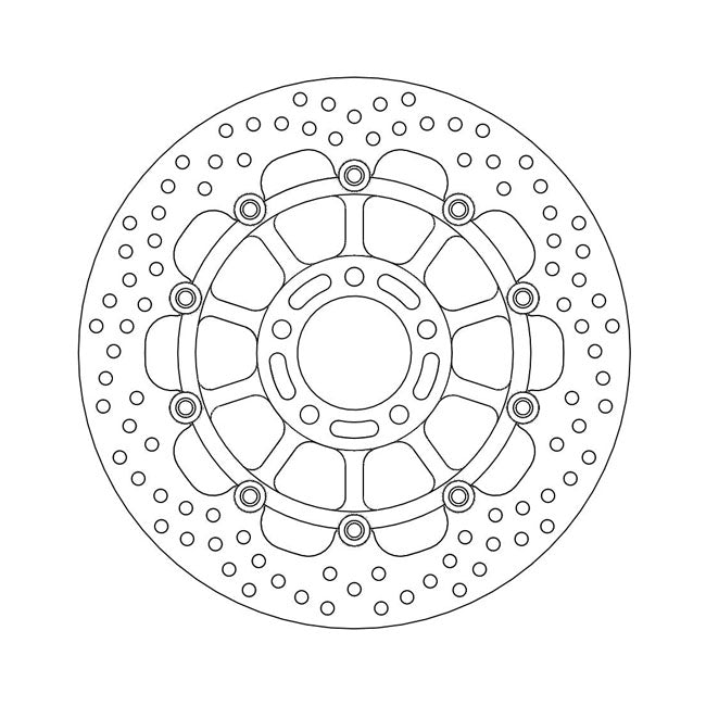 Moto-Master Brake Disc Suzuki Bandit 1200 (non-ABS) 95-05 Moto-Master Halo Front Left Brake Disc for Suzuki Customhoj