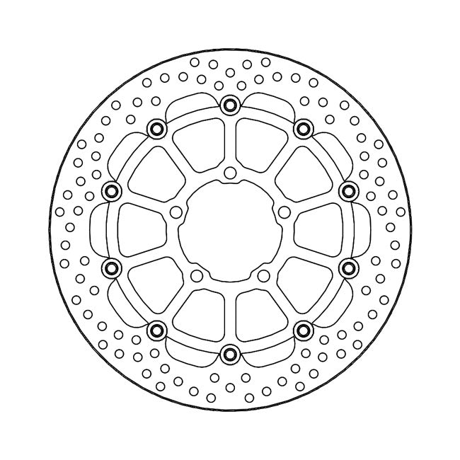 Moto-Master Brake Disc Triumph Rocket 3 2500 GT 20-22 Moto-Master Halo Front Right Brake Disc for Triumph Customhoj