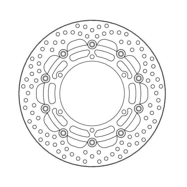 Moto-Master Brake Disc Yamaha BT 1100 Bulldog 02-06 Moto-Master Halo Front Right Brake Disc for Yamaha Customhoj