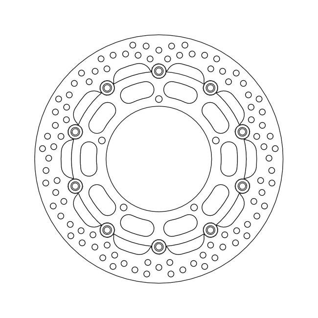 Moto-Master Brake Disc Yamaha YZF R1 1000 09-14 Moto-Master Halo Front Left Brake Disc for Yamaha Customhoj