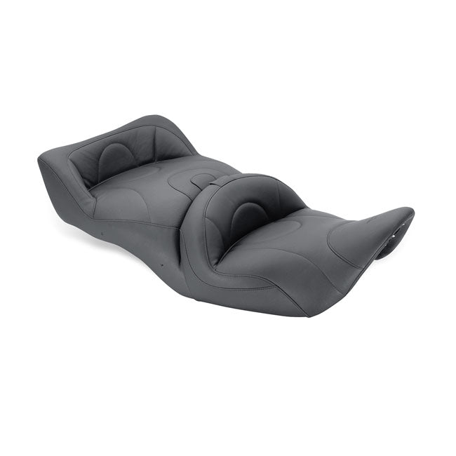 Mustang Standard Touring 2-Up Seat for Honda 06-11 GL 1800 Gold Wing with OEM heat / With heating / Without backrest  - Customhoj