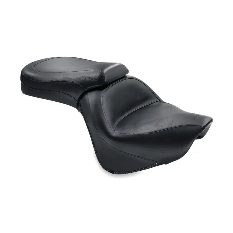Mustang Standard Touring 2-Up Seat for Kawasaki 06-25 Vulcan 900 Classic / Custom / Plain / Without backrest  - Customhoj
