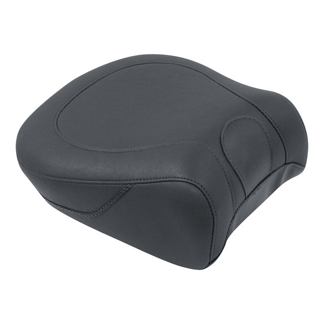 Mustang Standard Touring Passenger Seat for Harley 08-25 Touring (excl. 23-25 CVO; 24-25 Road Glide / Street Glide) / Black / Plain / Recessed  - Customhoj