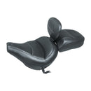 Mustang Standard Touring Solo Seat for Harley 18-25 Softail Heritage / Deluxe / Triple / With backrest  - Customhoj