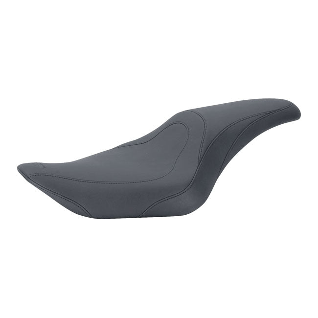 Mustang Tripper Fastback 2-Up Seat for Harley 04-22 XL Sportster with 17 liter tank (excl. 07-09 XL Sportster) / Plain  - Customhoj