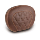 Mustang Tripper Sissy Bar Pad for Harley All HD and Aftermarket Sissy Bars / Uprights (excl. 18-25 Touring and Softail models) / Diamond / Distressed Brown / 30,5 x 23 cm (12" x 9")  - Customhoj