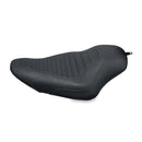 Mustang Tripper Solo Seat for Harley 04-22 XL Sportster with 17 liter tank / Black / Tuck n Roll  - Customhoj