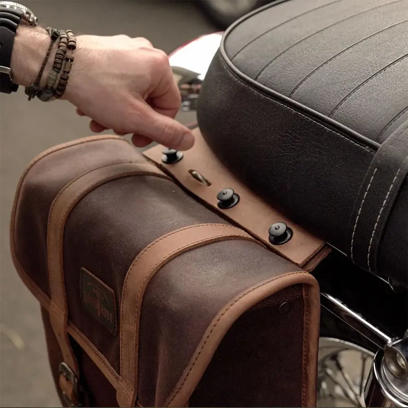 Longride Pannier Universal 18L Throw-Over motorfiets zadeltas set