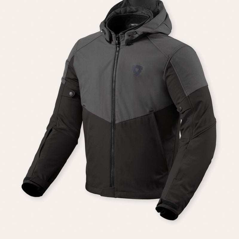 REV'IT! Afterburn H2O Motorcycle Jacket Black/Anthracite / S  - Customhoj