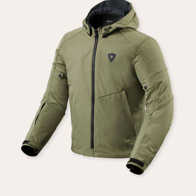 REV'IT! Afterburn H2O Motorcycle Jacket Green / 3XL  - Customhoj