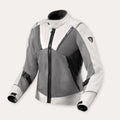 REV'IT! Airwave 4 Ladies Motorcycle Jacket Silver/Anthracite / 34  - Customhoj