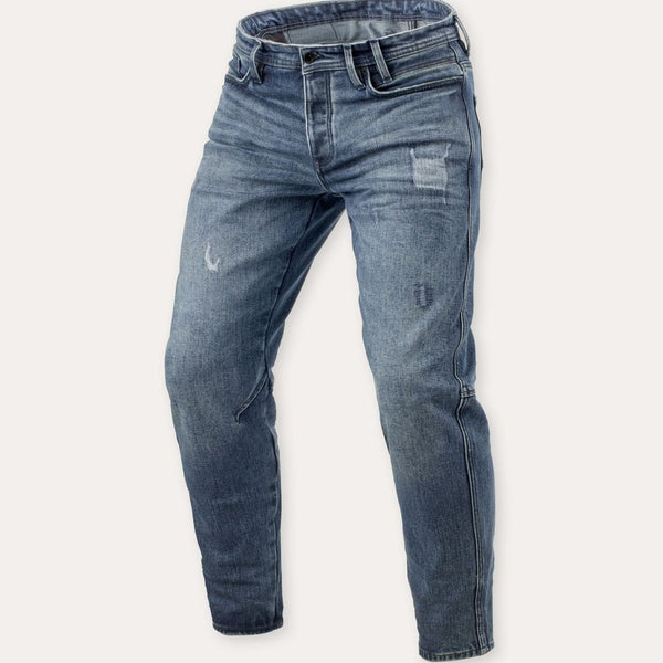 REV'IT! Rilan TF Motorcycle Jeans Medium Blue Vintage / 28 / 30  - Customhoj