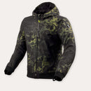REV'IT! Saros WB Motorcycle Jacket Black/Dark Green / S  - Customhoj