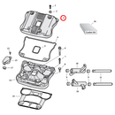 Rocker Box Parts Diagram Exploded View for 04-22 Harley Sportster
