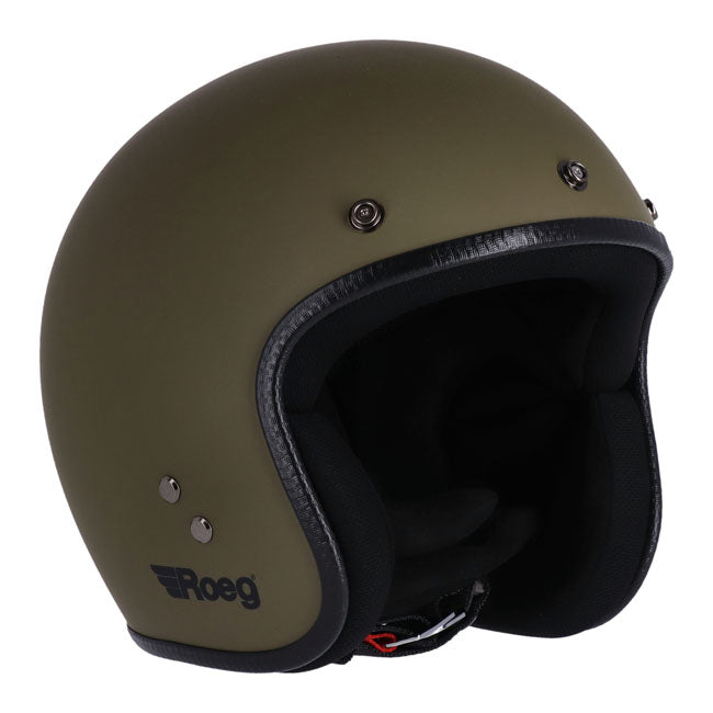 Roeg Jett Open Motorcycle Helmet Army / XS (53-54cm)