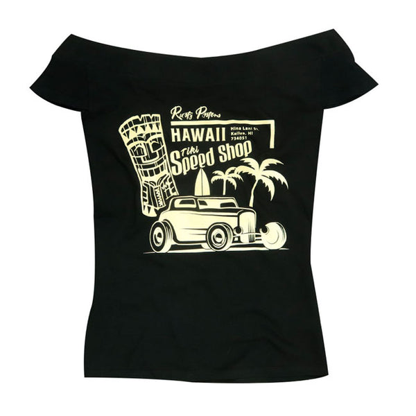 Rusty Pistons Hawaii Ladies T-Shirt XS