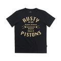 Rusty Pistons Vista T-Shirt Black / S