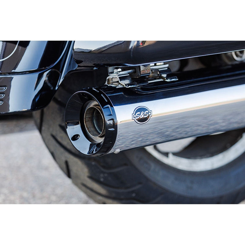 S&S 4.5" GNX Slip-On Mufflers for Harley