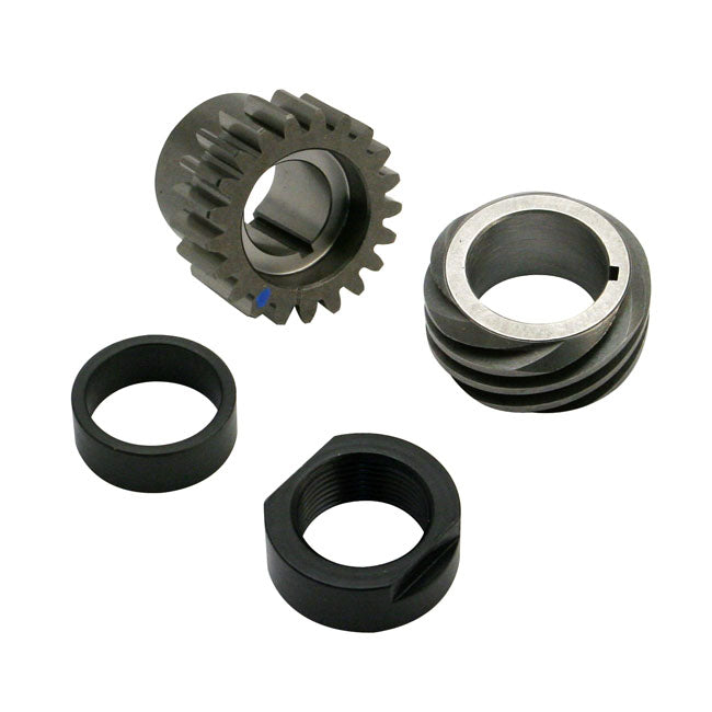 S&S 77-99 Pinion Shaft Gear / Conversion Kit L77-84 Shovelhead / Blue (average smaller)