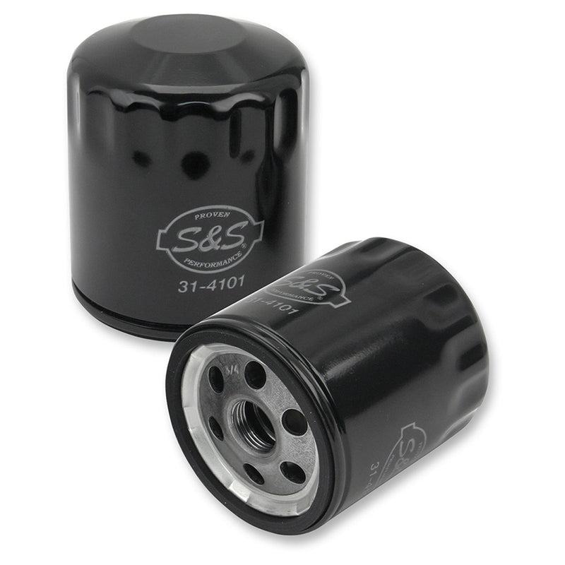 S&S Oil Filter Harley 17‑23 M8 / Milwaukee Eight / Black S&S Oil Filter for Harley Customhoj