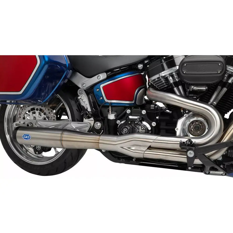 S&S SuperStreet 2-into-1 Exhaust System for Harley  - Customhoj