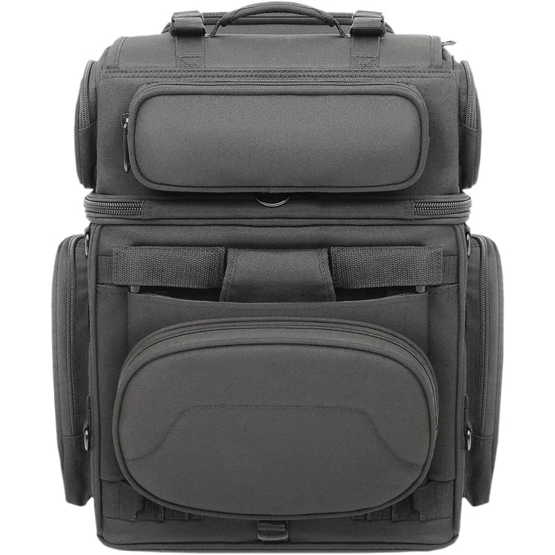 Saddlemen BR3400 Tactical Back Seat / Sissy Bar Motorcycle Bag  - Customhoj
