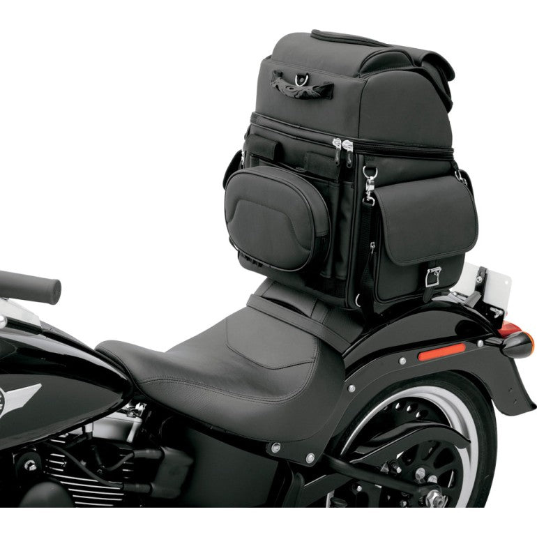 Saddlemen BR3400EX Back Seat / Sissy Bar Motorcycle Bag  - Customhoj