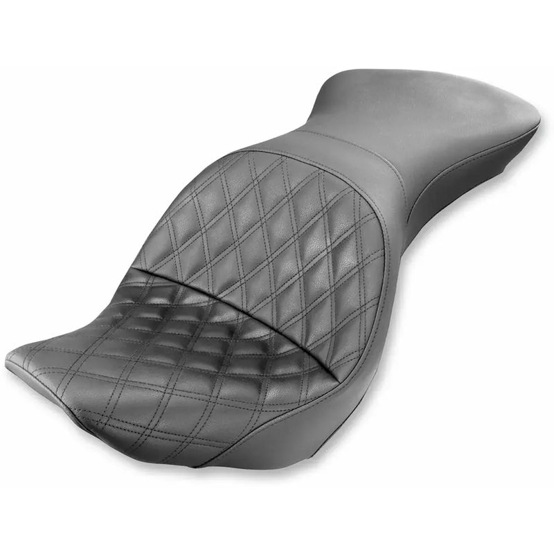 Saddlemen Explorer Touring Motorcycle Seat for Harley 06-09 Softail FXST / Lattice Stitch / Without Backrest